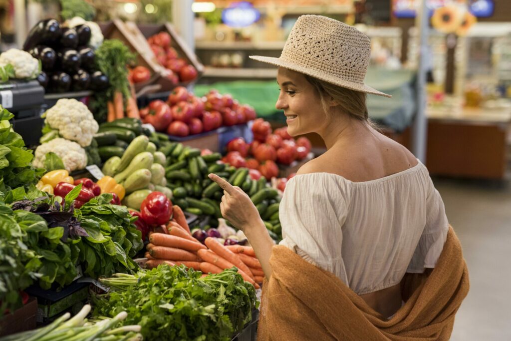 Marché de Beaune fille