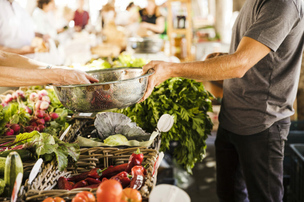 Marché de Sens légumes